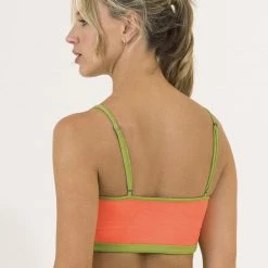 Active Maaji Popsicle Orange Endearing Low Impact Sports Bra