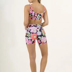 Active Maaji Flower Power Wisdom High Rise Biker Short