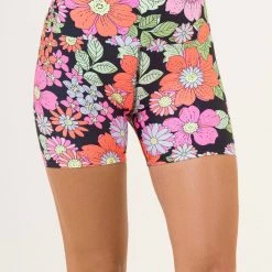Active Maaji Flower Power Wisdom High Rise Biker Short