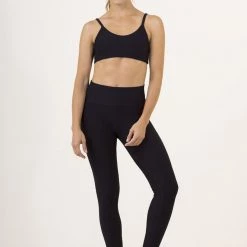 Active Maaji Black Tulip Myth High Rise Full Legging