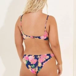 Maaji Peony Flirt Thin Side Bikini Bottom Swim