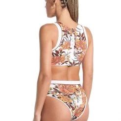 Maaji Cremon Mod High Rise/High Leg Bikini Bottom