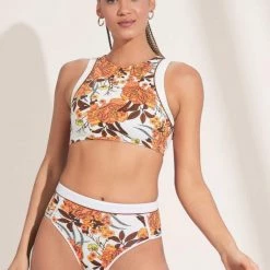 Maaji Cremon Artist High Neck Bikini Top