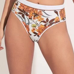 Maaji Cremon Mod High Rise/High Leg Bikini Bottom