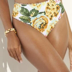 Maaji Summer Snaps Suzy Q High Rise/High Leg Bikini Bottom Swim