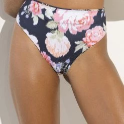 Maaji Night Jungle Suzy Q High Rise/High Leg Bikini Bottom