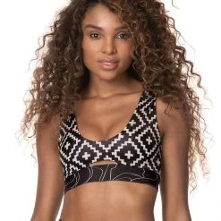 Maaji Charming Wonders Manyara Swim Crop Top Bikini Top
