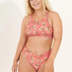 Swim Maaji Ditsy Garden Jannine Mid Rise Bikini Bottom