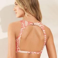 Maaji Ditsy Garden Lake High Neck Bikini Top Swim