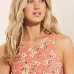 Maaji Ditsy Garden Lake High Neck Bikini Top Swim