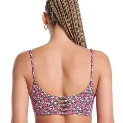 Maaji Blossom Praia Sporty Bralette Bikini Top Swim