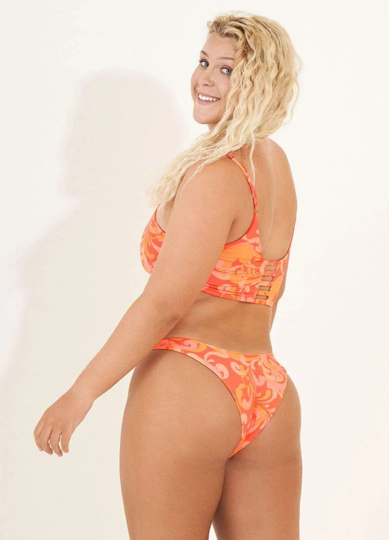 Maaji Swirl Tulip Splendour High Leg Bikini Bottom