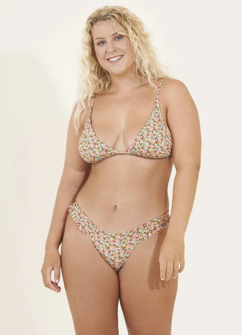 Maaji Cheery Blossom Ivy Fixed Triangle Bikini Top Swim