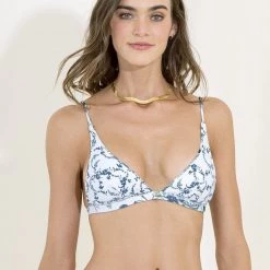 Maaji Botanical Ivy Fixed Triangle Bikini Top Swim