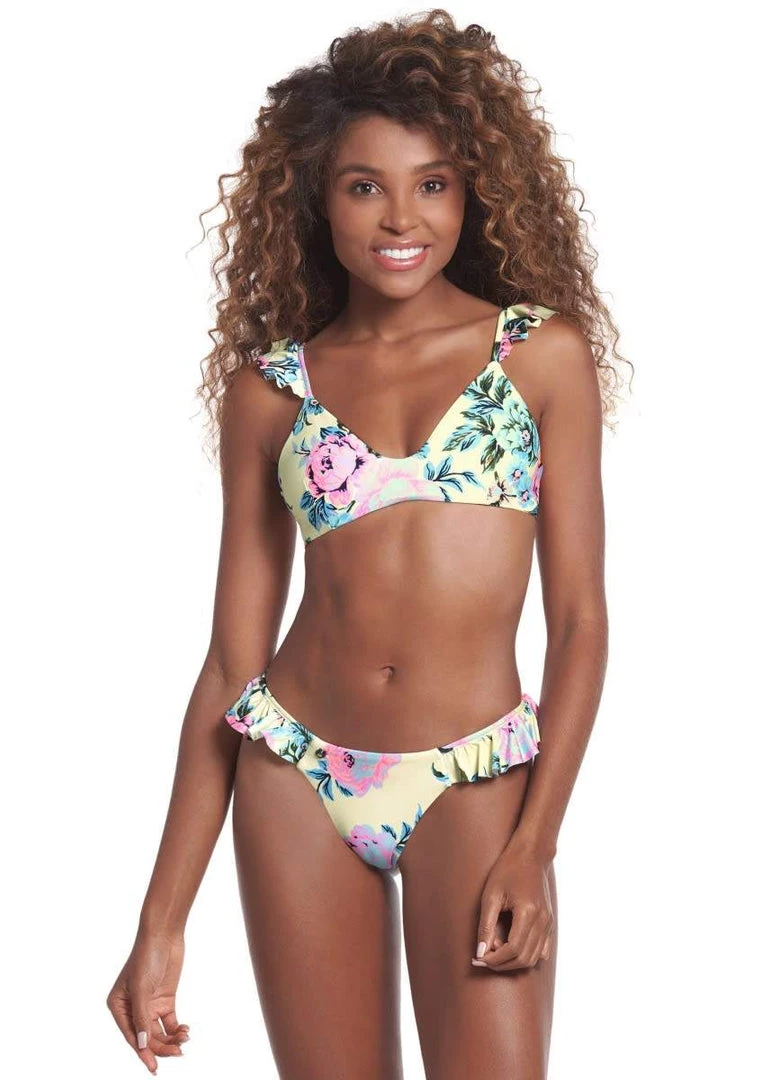 Swim Maaji New Found Love Halles Ruffle Bralette Bikini Top