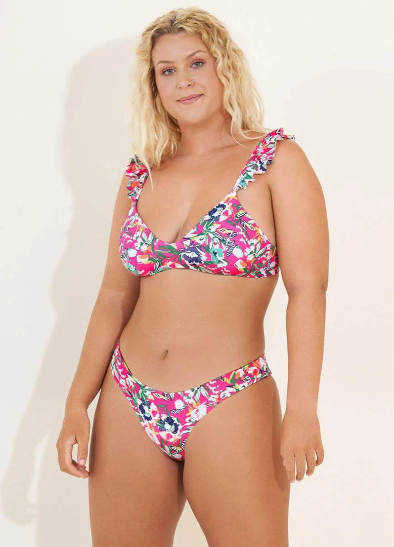 Swim Maaji Zinnia Halles Ruffle Bralette Bikini Top