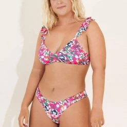 Maaji Zinnia Journey Double V Bikini Bottom Swim