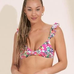 Swim Maaji Zinnia Halles Ruffle Bralette Bikini Top