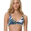 Swim Maaji Marble Blue Creta Sporty Bralette Bikini Top