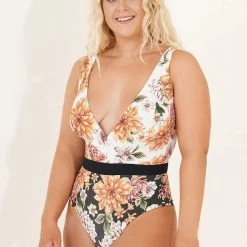 Maaji Cottage Garden Serenna Plunge One Piece Swim