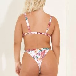 Maaji Carnation Hyacinth Fixed Triangle Bikini Top