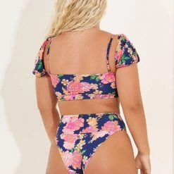 Maaji Peony Applause High Rise/High Leg Bikini Bottom