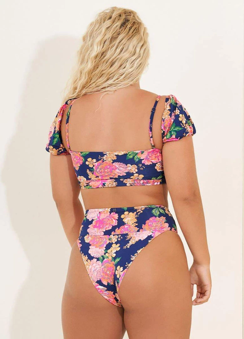 Maaji Peony Applause High Rise/High Leg Bikini Bottom