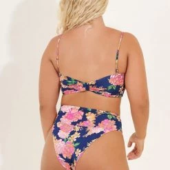 Maaji Peony Applause High Rise/High Leg Bikini Bottom