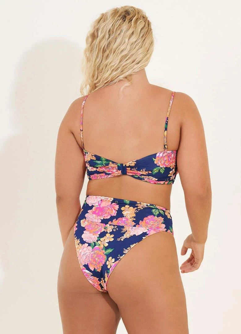 Maaji Peony Applause High Rise/High Leg Bikini Bottom
