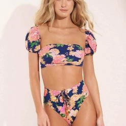 Maaji Peony Applause High Rise/High Leg Bikini Bottom