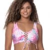 Maaji Rainbows Danzel D Cup Bralette Bikini Top Swim