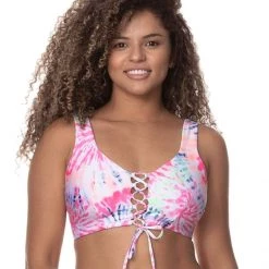 Maaji Rainbows Danzel D Cup Bralette Bikini Top Swim