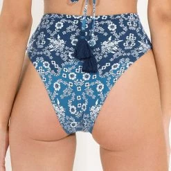 Swim Maaji Victorian Wall Suzane High Rise/High Leg Bikini Bottom