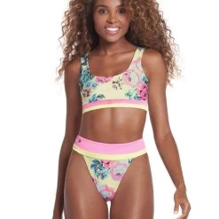 Maaji Healing Heart Izzy Sporty Bralette Bikini Top