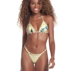 Maaji Kept Promises Flash Single Strap Bikini Bottom Swim