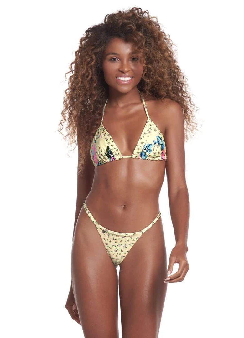 Maaji Kept Promises Flash Single Strap Bikini Bottom Swim