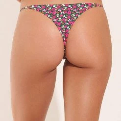 Maaji Blossom Micro Mini Single Strap Bikini Bottom