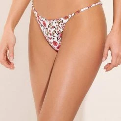 Maaji Wild Flower Micro Mini Single Strap Bikini Bottom Swim