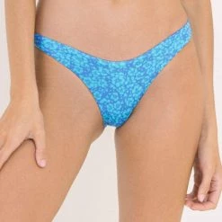 Maaji Blue Pansy Splendour High Leg Bikini Bottom