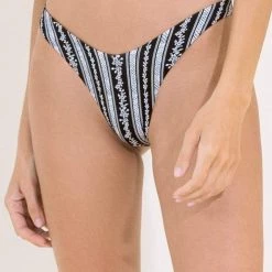 Maaji Victorian Splendour High Leg Bikini Bottom Swim