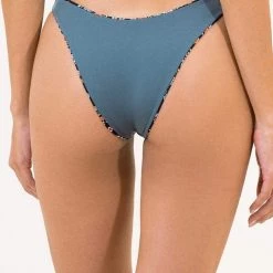 Maaji Black Rose Splendour High Leg Bikini Bottom Swim