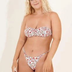 Maaji Wild Flower Selena Bandeau Bikini Top