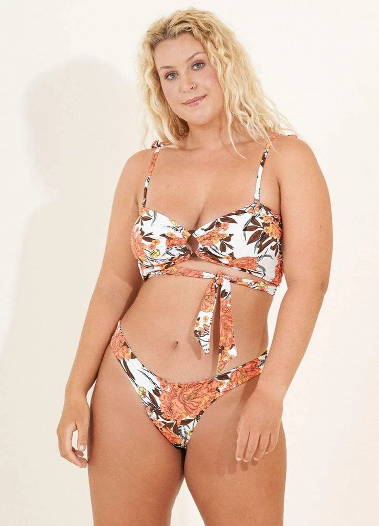 Maaji Cremon Valery Double V Bikini Bottom Swim