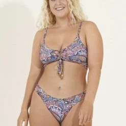 Maaji Persian Rug Ceci Sporty Bralette Bikini Top Swim