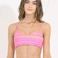 Maaji Ornate Borders Ceci Sporty Bralette Bikini Top Swim