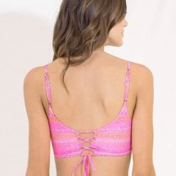 Maaji Ornate Borders Ceci Sporty Bralette Bikini Top Swim