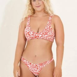 Swim Maaji Begonia Jungle Glee Sporty Bralette Bikini Top