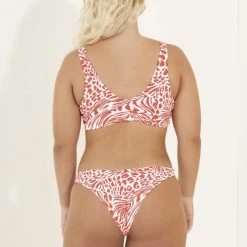 Swim Maaji Begonia Jungle Glee Sporty Bralette Bikini Top