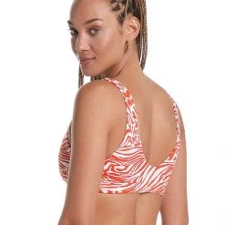 Swim Maaji Begonia Jungle Glee Sporty Bralette Bikini Top