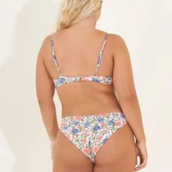 Maaji Grandmas Garden Blush Sporty Bralette Bikini Top